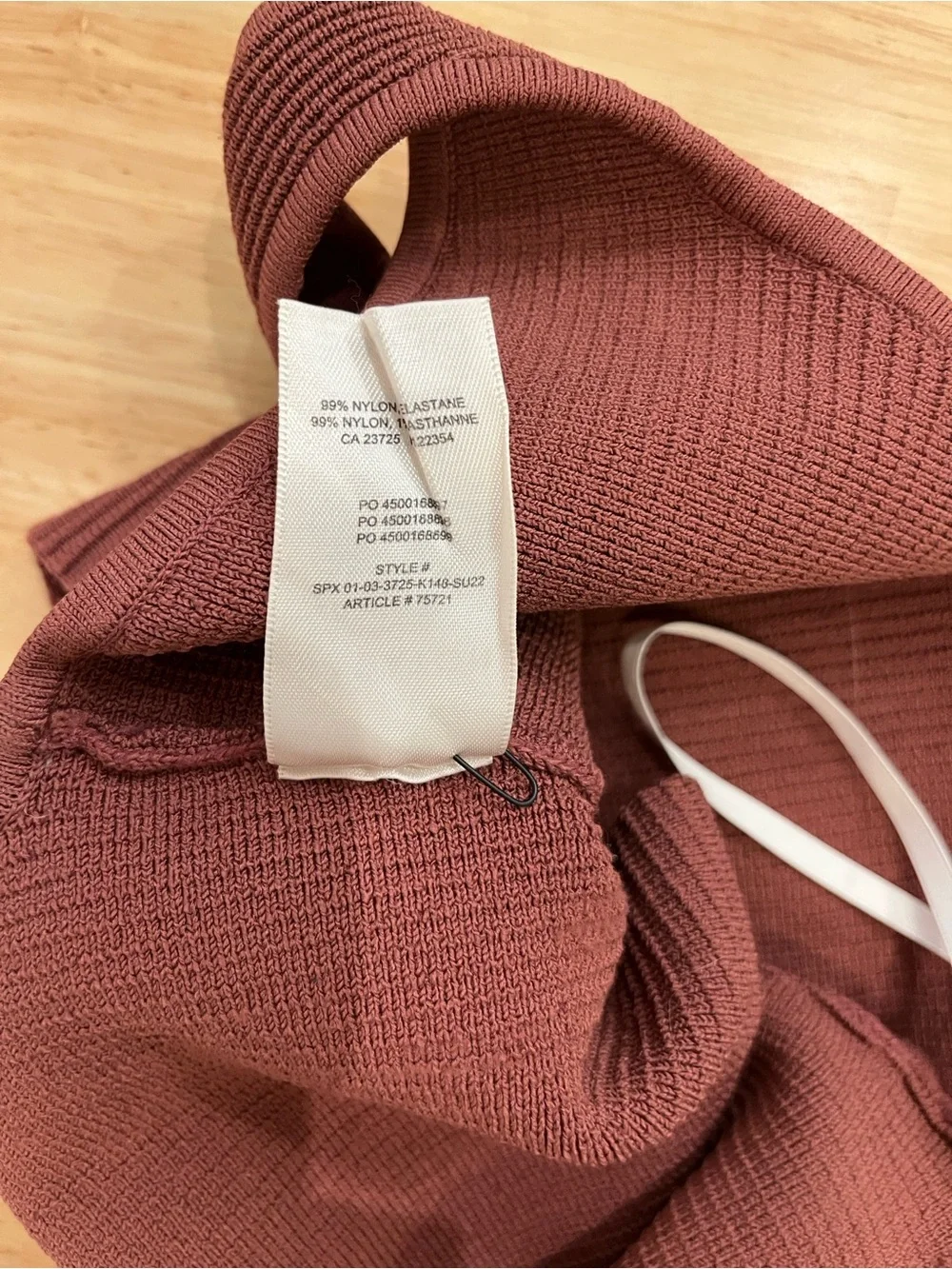 Babaton Ribbed One-Shoulder Crop Tank - Picture 5 of 5